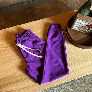 FIGS: original high wasted zamora scrub pant in magic purple